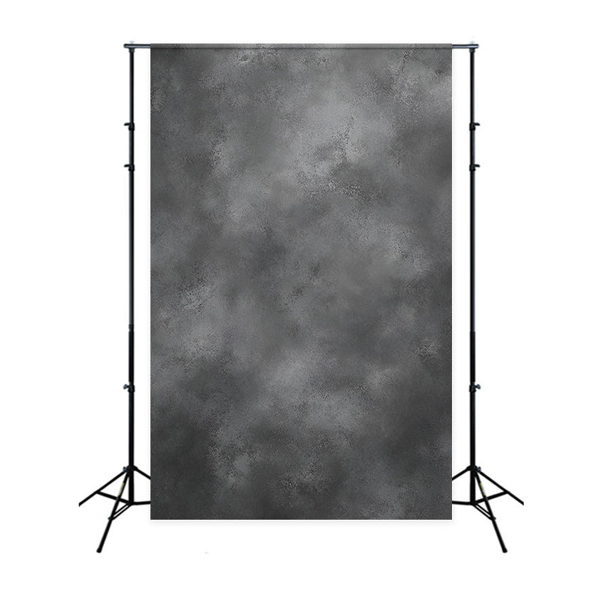 Concrete Backdrop Smoky Charcoal Gray Cloudy Texture Portrait Backdrop GQ58-59