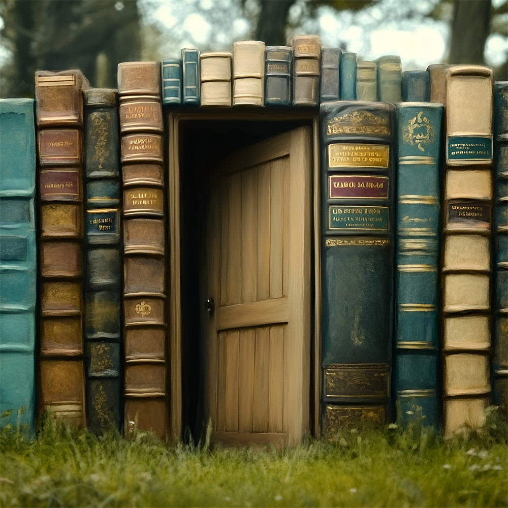 Back To School Backdrops Magical Book Gate Backdrop GQ6-130