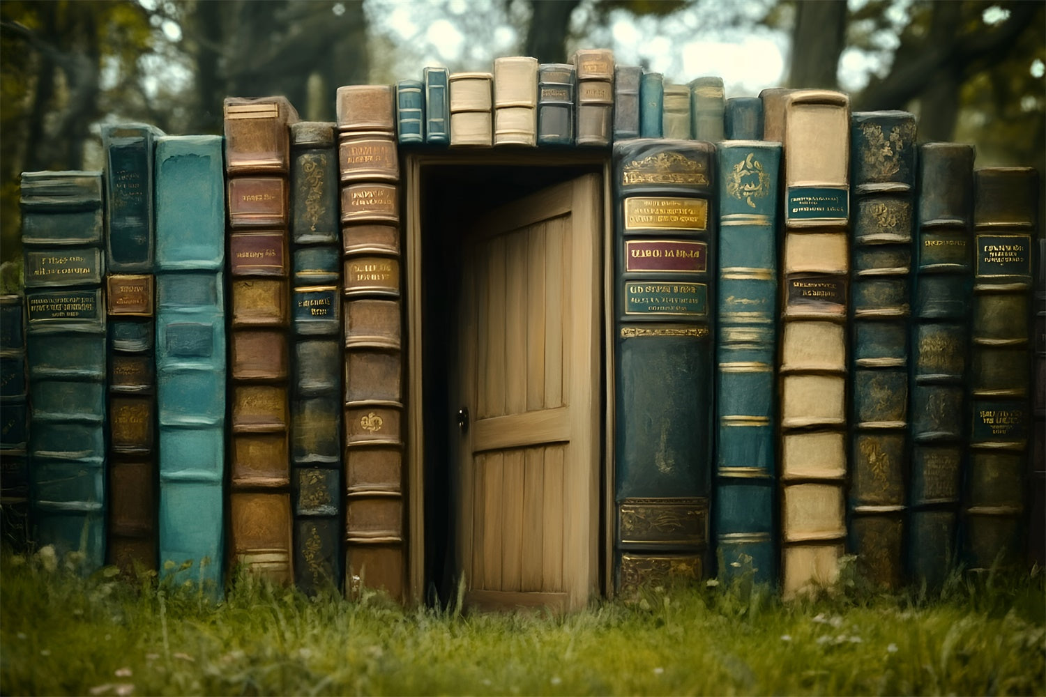 Back To School Backdrops Magical Book Gate Backdrop GQ6-130