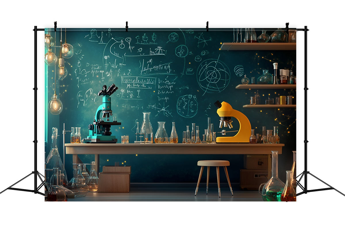 Chemistry Backdrop Science Lab Discovery Backdrop GQ6-166