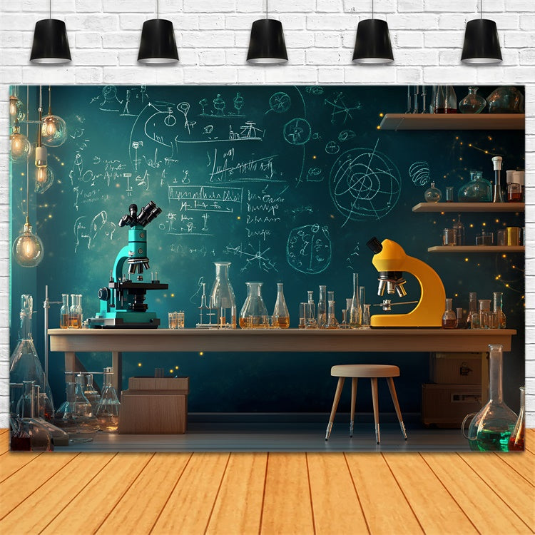 Chemistry Backdrop Science Lab Discovery Backdrop GQ6-166