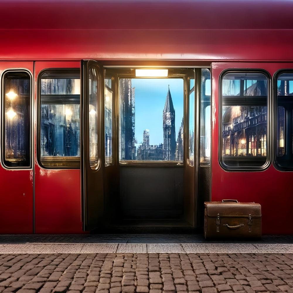 Back To School Photo Backdrop Magical Train Ride Backdrop GQ6-177