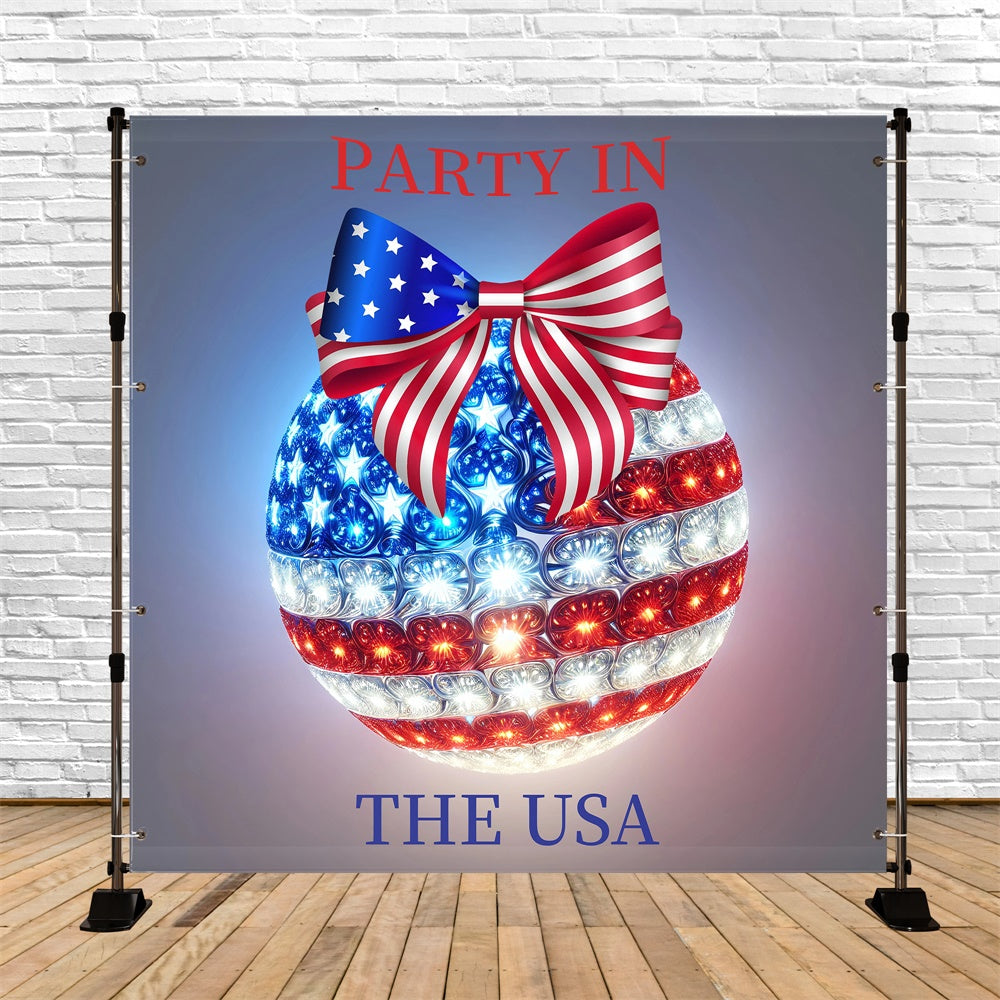 Independence Day Backdrops Patriotic Dance Night Backdrop GQ6-83