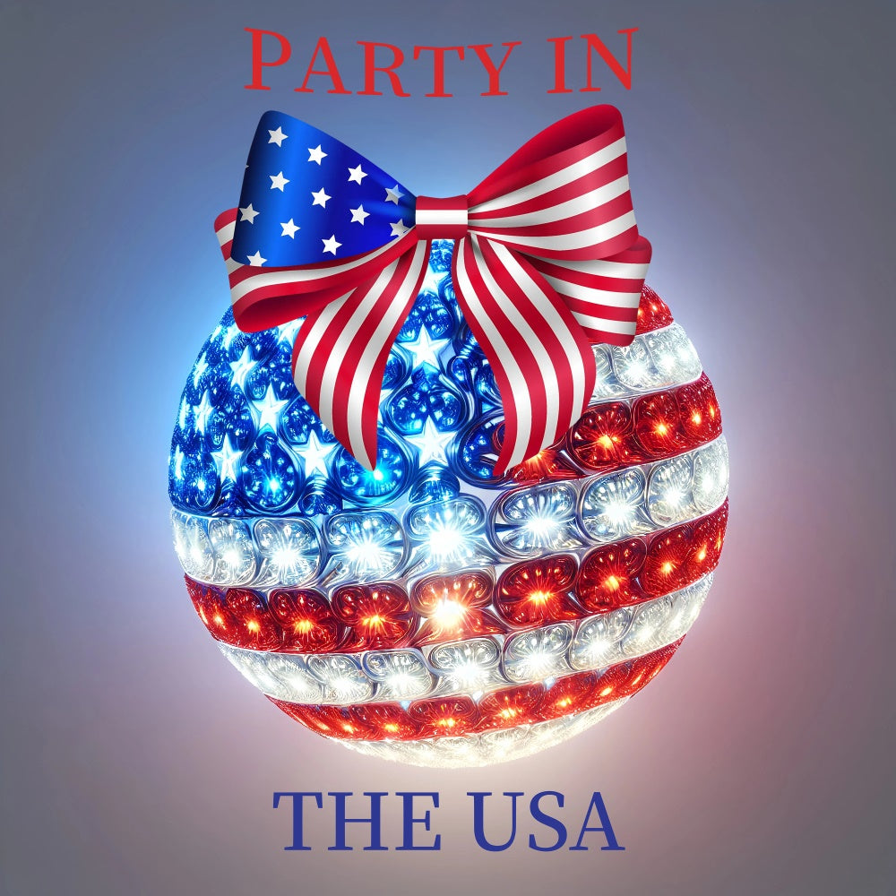 Independence Day Backdrops Patriotic Dance Night Backdrop GQ6-83