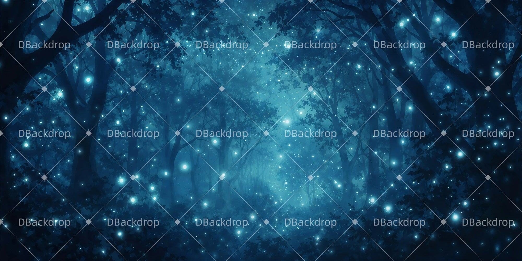 Stage Backdrop Enchanted  Forest Scenery Backdrops For Theater GQ62-T11