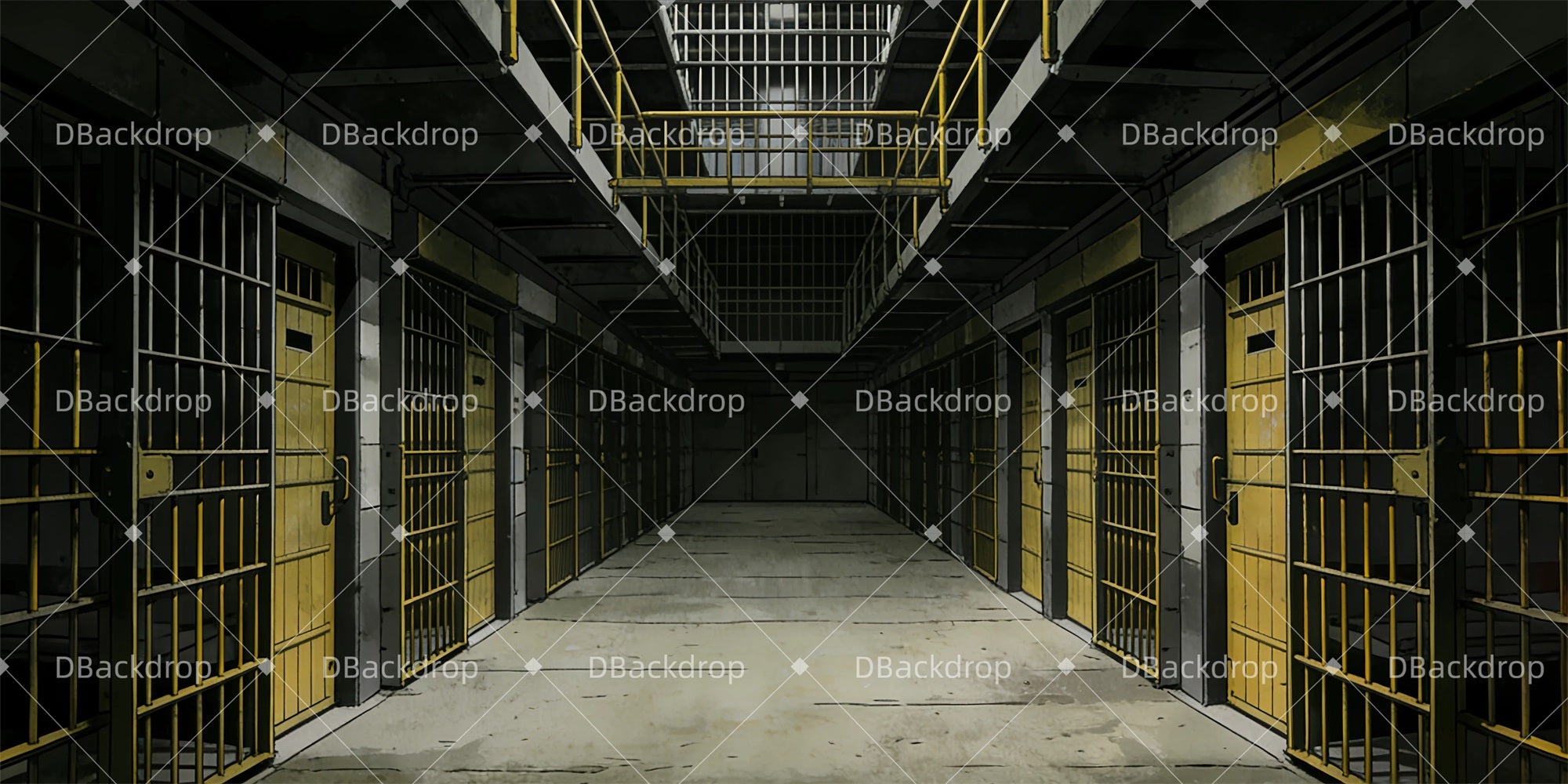 Movie Theater Backdrop Prison Interior Stage Backdrop Ideas GQ63-T11