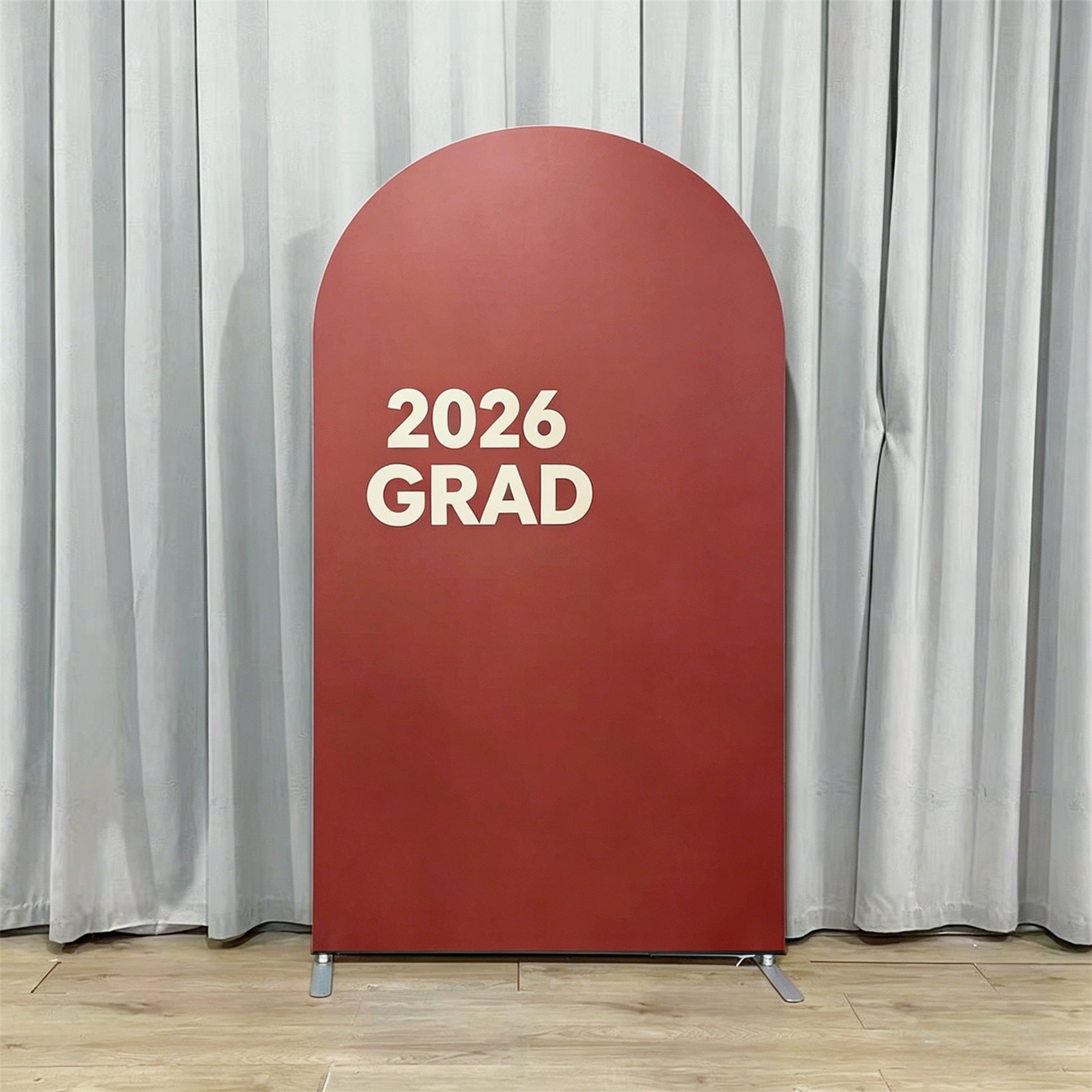 Graduation Backdrop For Stage Red Bold 2026 Grad Graduation Stage Backdrop GQ64-11