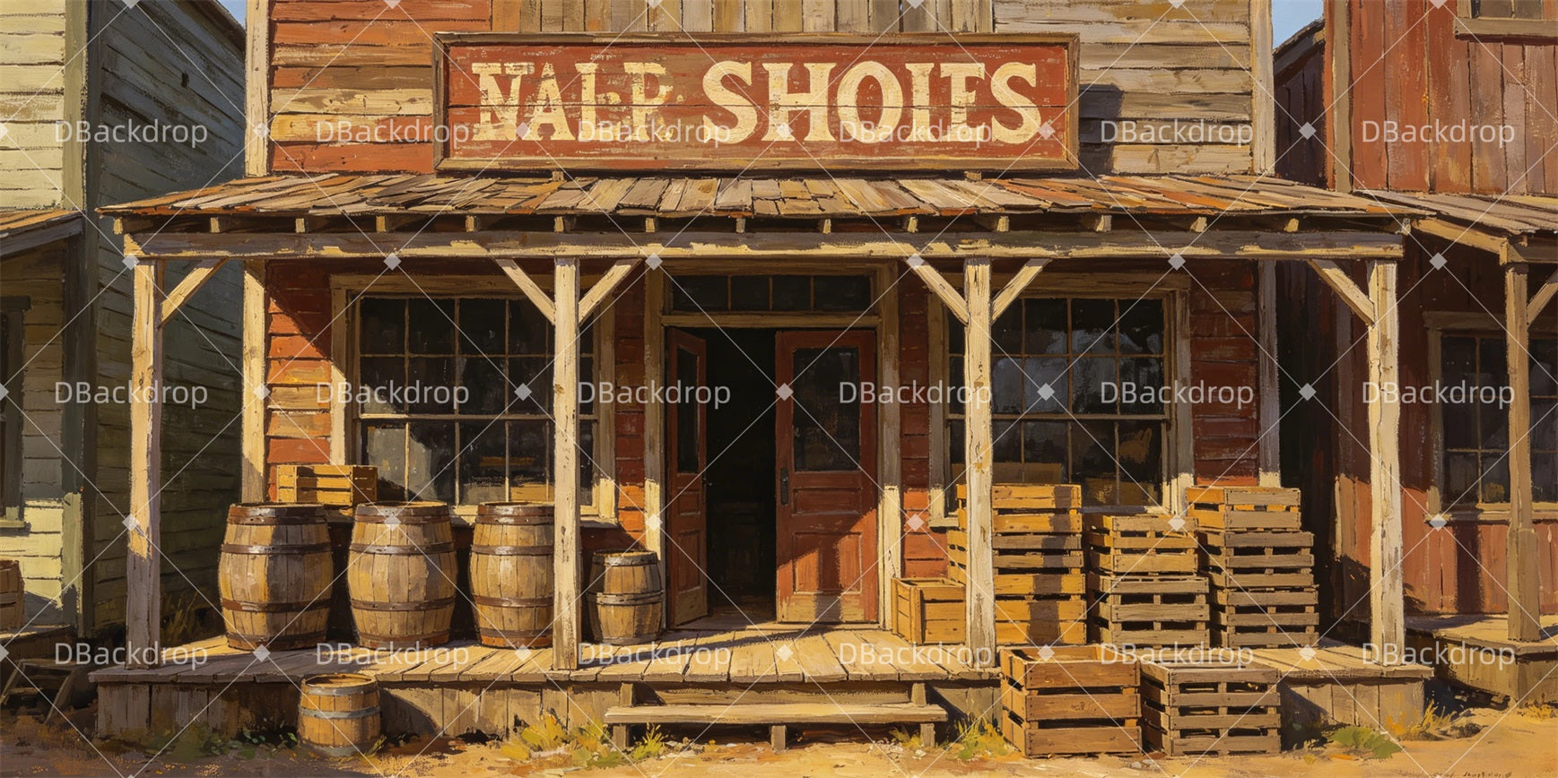 Theater Backdrop General Store Stage Backdrops For Sale GQ66-T35