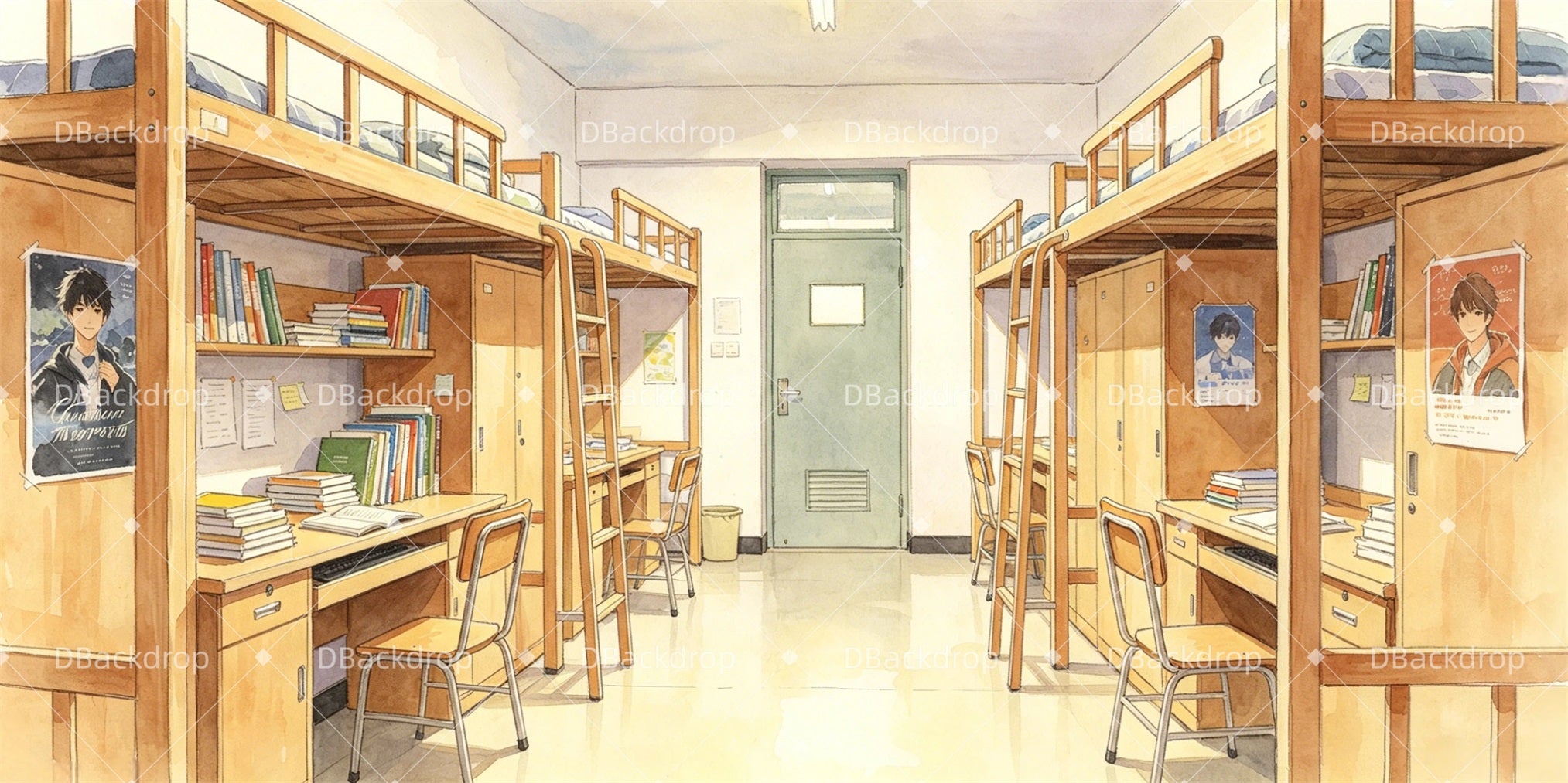 Theater Backdrops For Sale University Dorm Room Stage Backdrop GQ66-T66