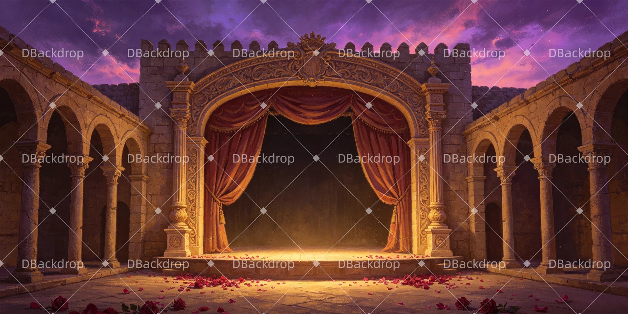 Theater Stage Backdrops Final Dream Scene Performance Backdrops GQ66-T80