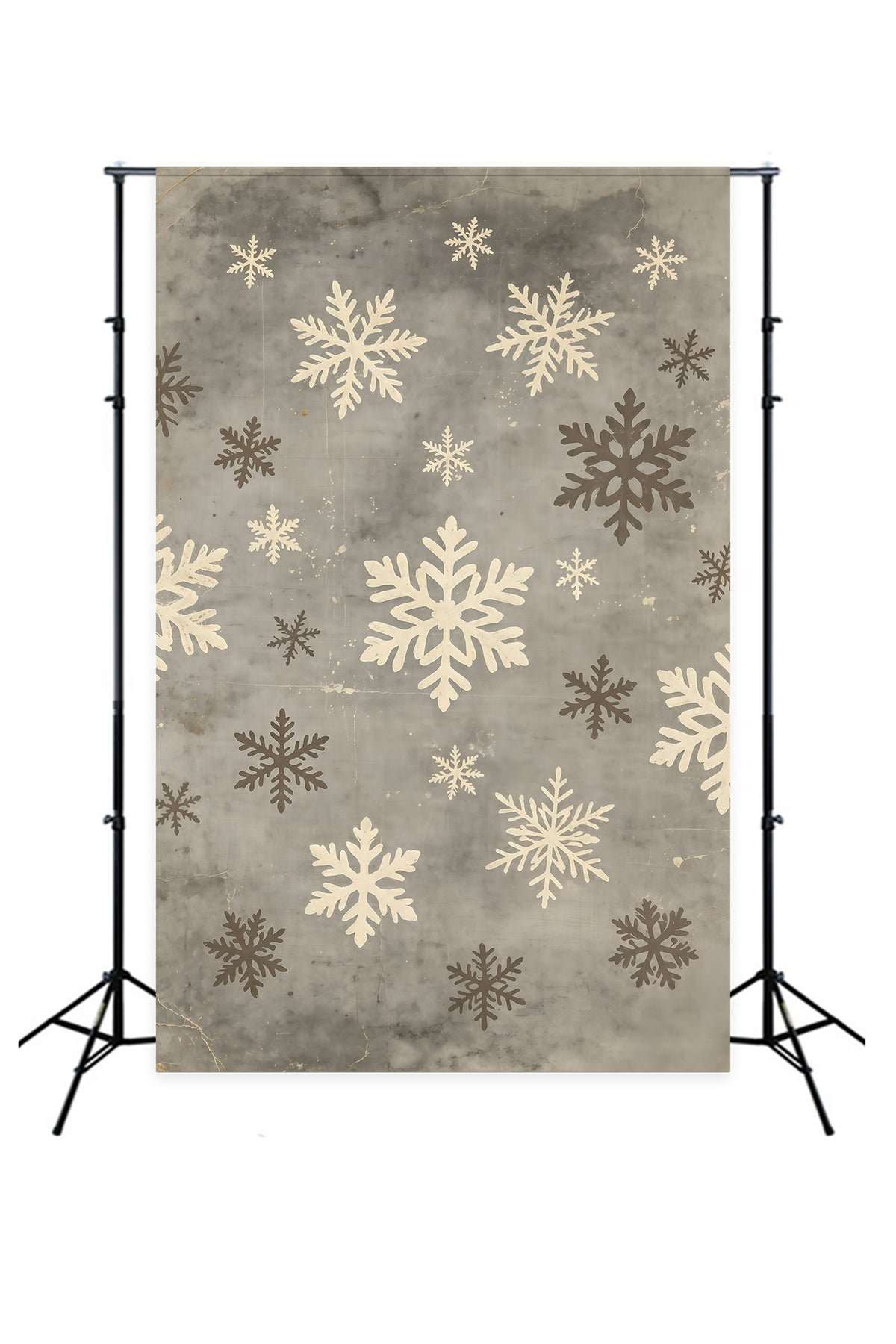 Christmas Snowflake Backdrop Snowf Concrete Pattern Photography Christmas Backdrop GQ69-33
