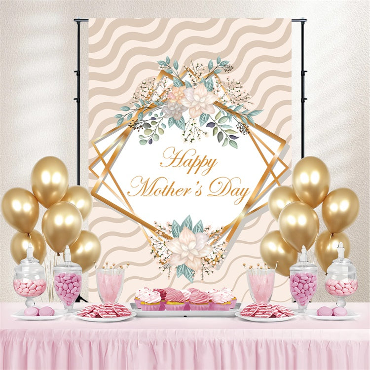 Backdrops For Mothers Day Sophisticated Cream Bloom Backdrop GTY3-165