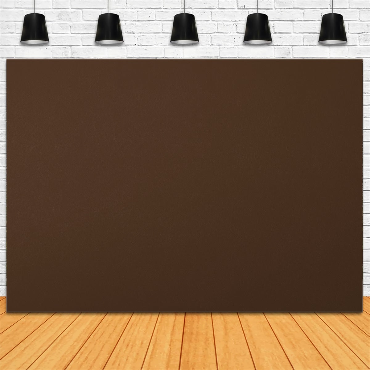 Graduation Portrait Backdrop Chocolate Brown Studio Backdrop GTY3-320