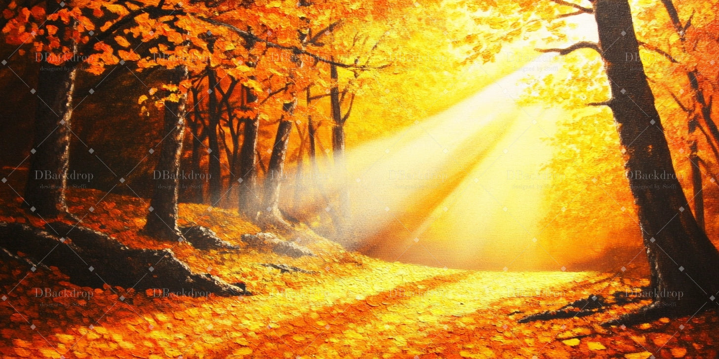 Theater Backdrop Golden Afternoon Church Stage Backdrops CSH59-T11