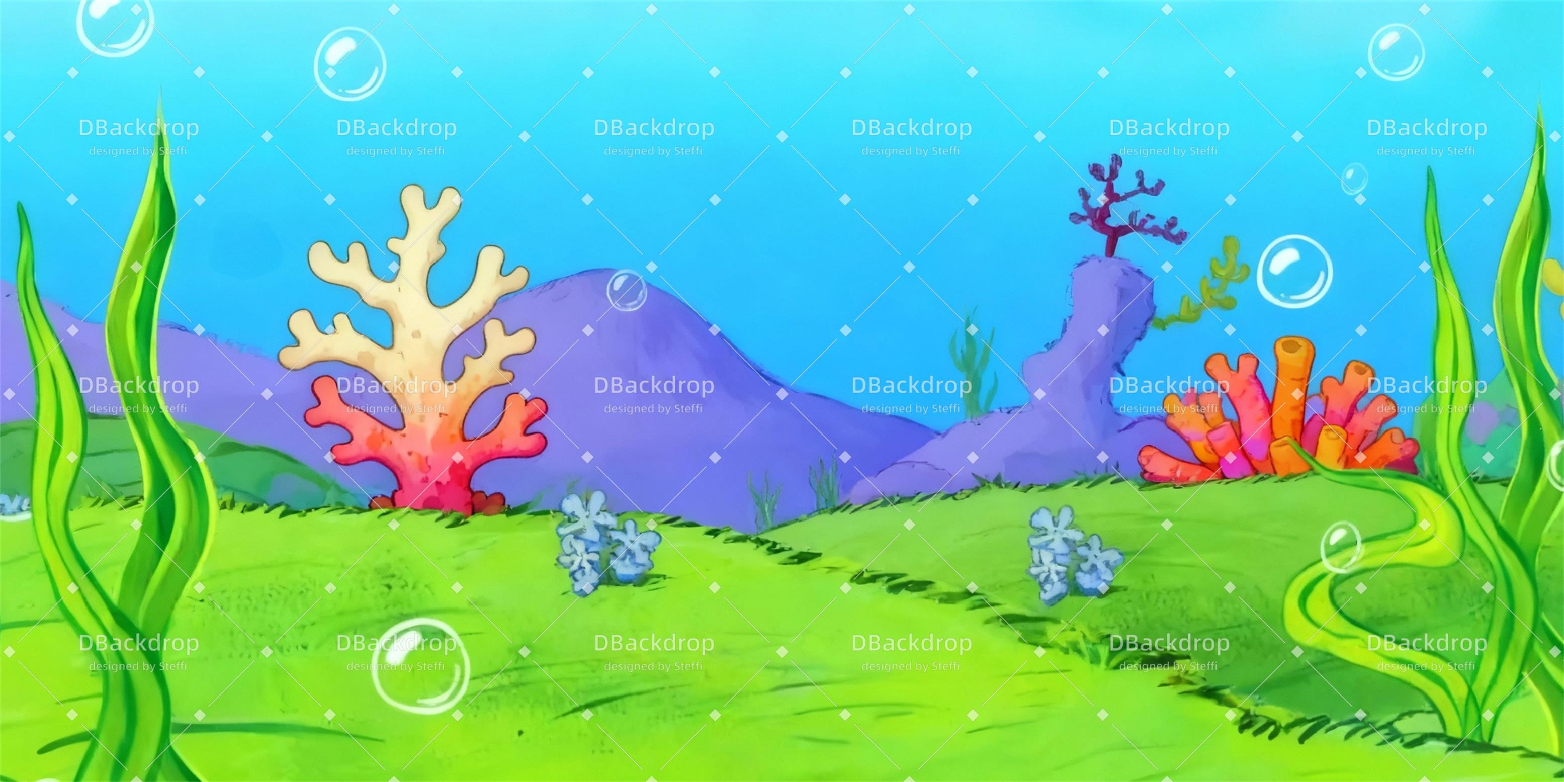 Theatre Stage Backdrop Jellyfish Field Backdrops for Theater CSH59-T90