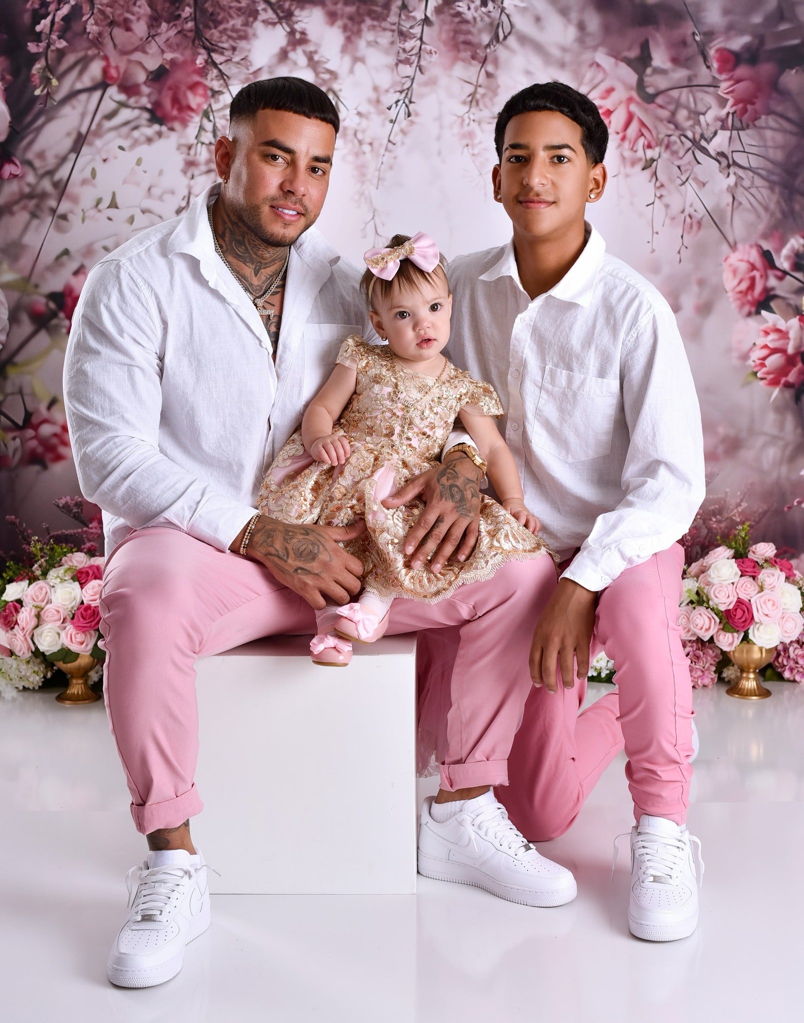 Spring Photography Backdrop Soft Blush Rose Misty Backdrop LXX2-50