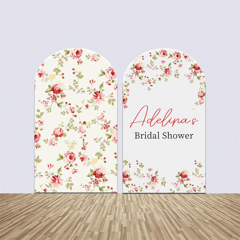Wedding Shower Backdrops Blushing Rose Blossom Arch Backdrop Kit LXX4-122