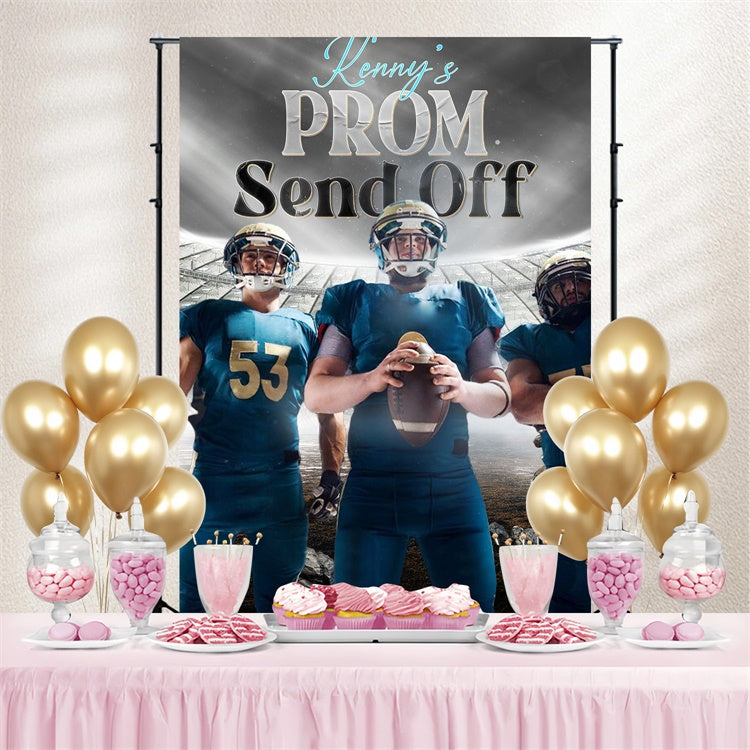 Prom Backdrop Ideas Stadium Lights Graduation Party Backdrop LXX4-152