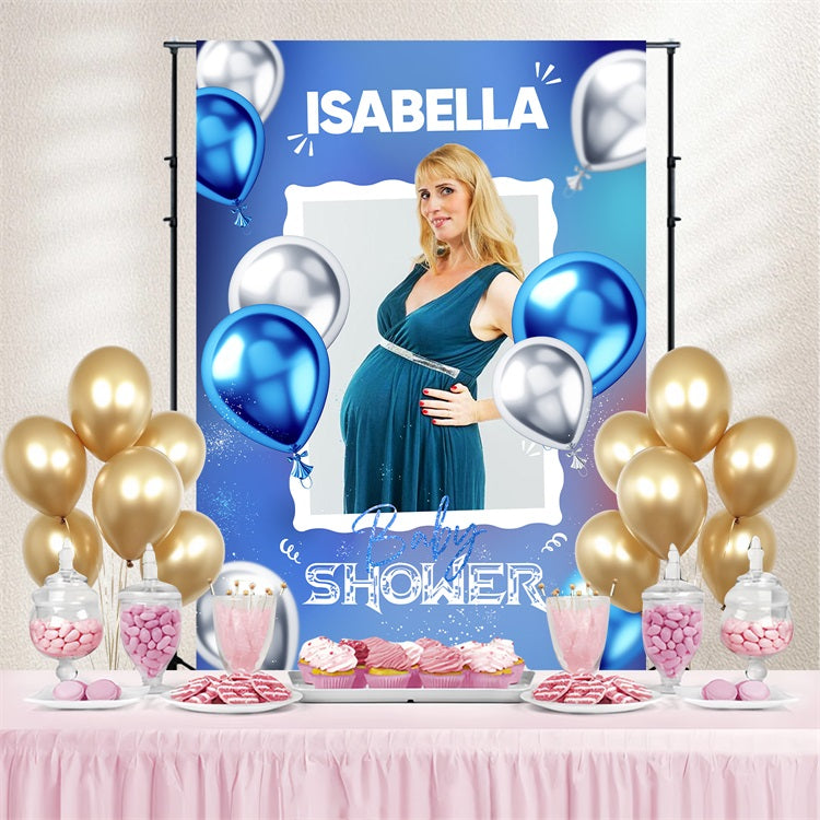 Backdrops For Baby Shower Balloon Celebration Customized Backdrop LXX4-195