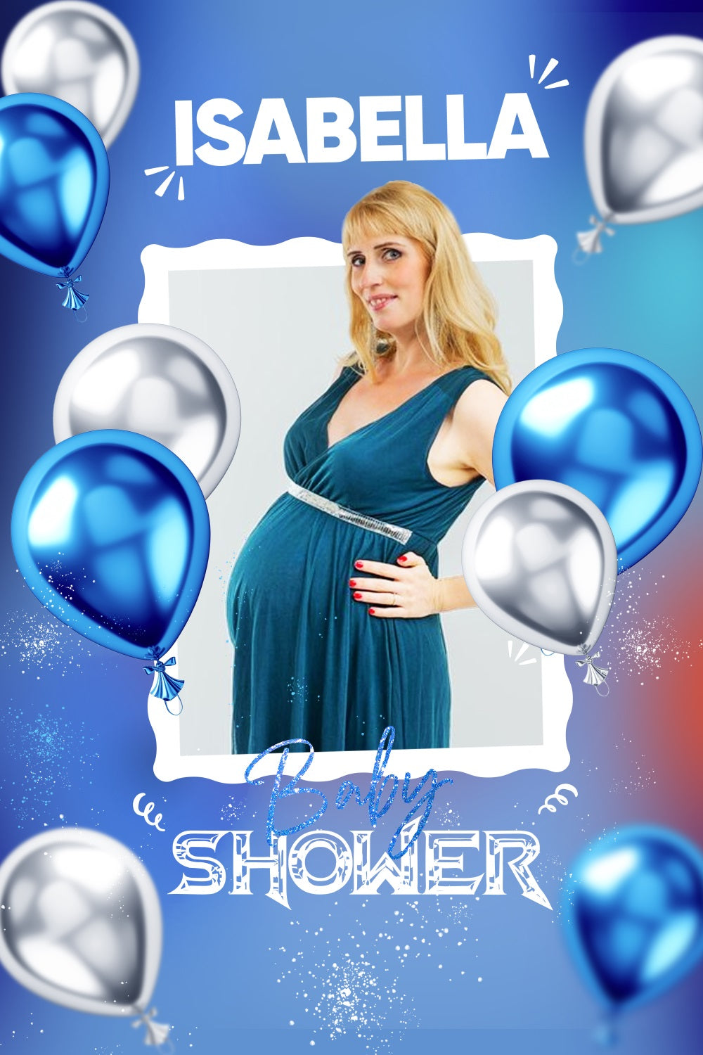 Backdrops For Baby Shower Balloon Celebration Customized Backdrop LXX4-195