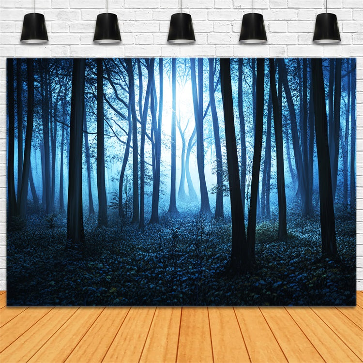 Dark Forest Backdrop Midnight Mist Grove Backdrop LXX57-115