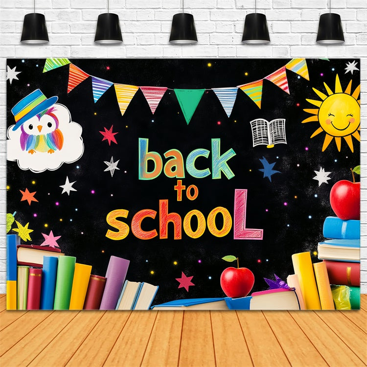 Back To School Backdrop Banner School Fun Backdrop LXX57-16