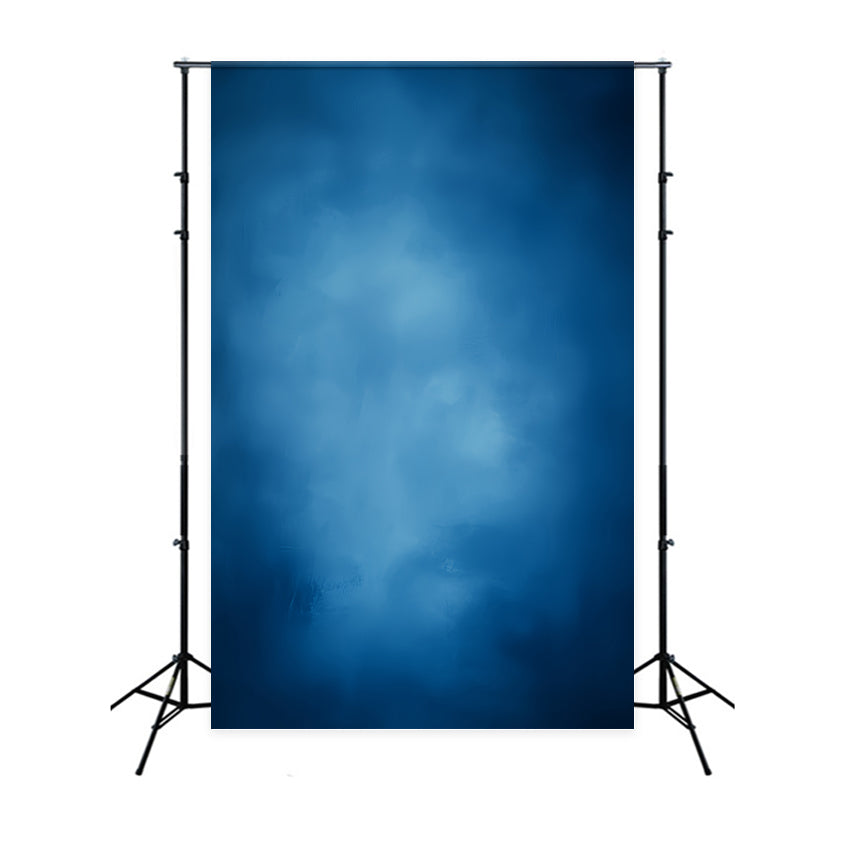 Blue Portrait Backdrop Midnight Blue Fog Video Backdrop LXX57-269