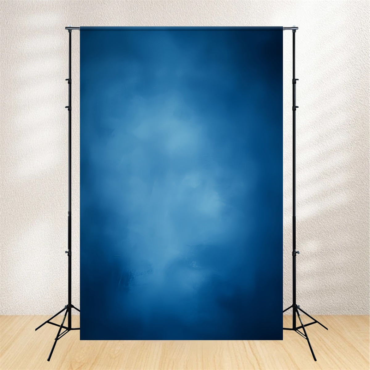 Blue Portrait Backdrop Midnight Blue Fog Video Backdrop LXX57-269