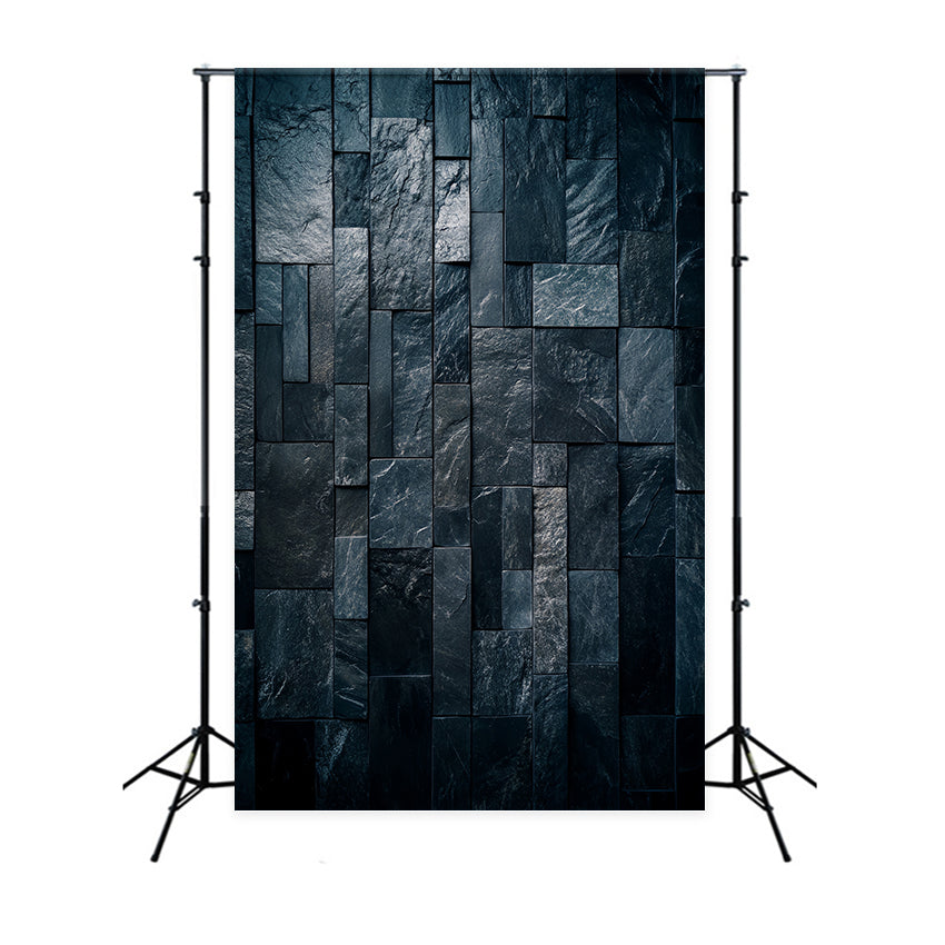 Backdrop Portrait Matte Stone Tile Wall Dark Backdrop LXX57-270