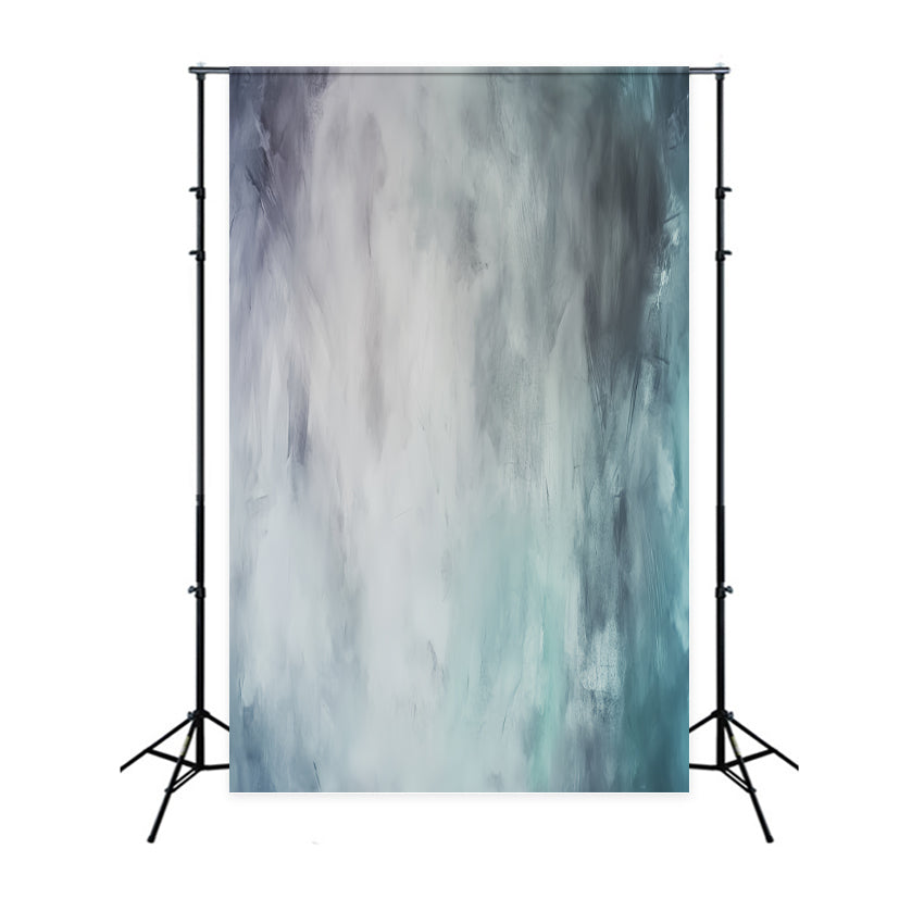 Portrait Studio Backdrop Blue Smoke Abstract Backdrop LXX57-284
