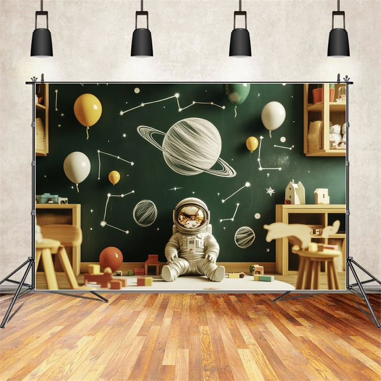 Back To School Photo Backdrop Galaxy Explorer Backdrop LXX57-40