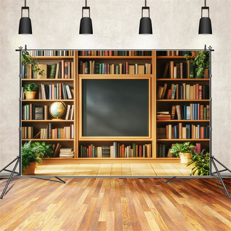 School Picture Backdrop Classic Book Nook Backdrop LXX57-41
