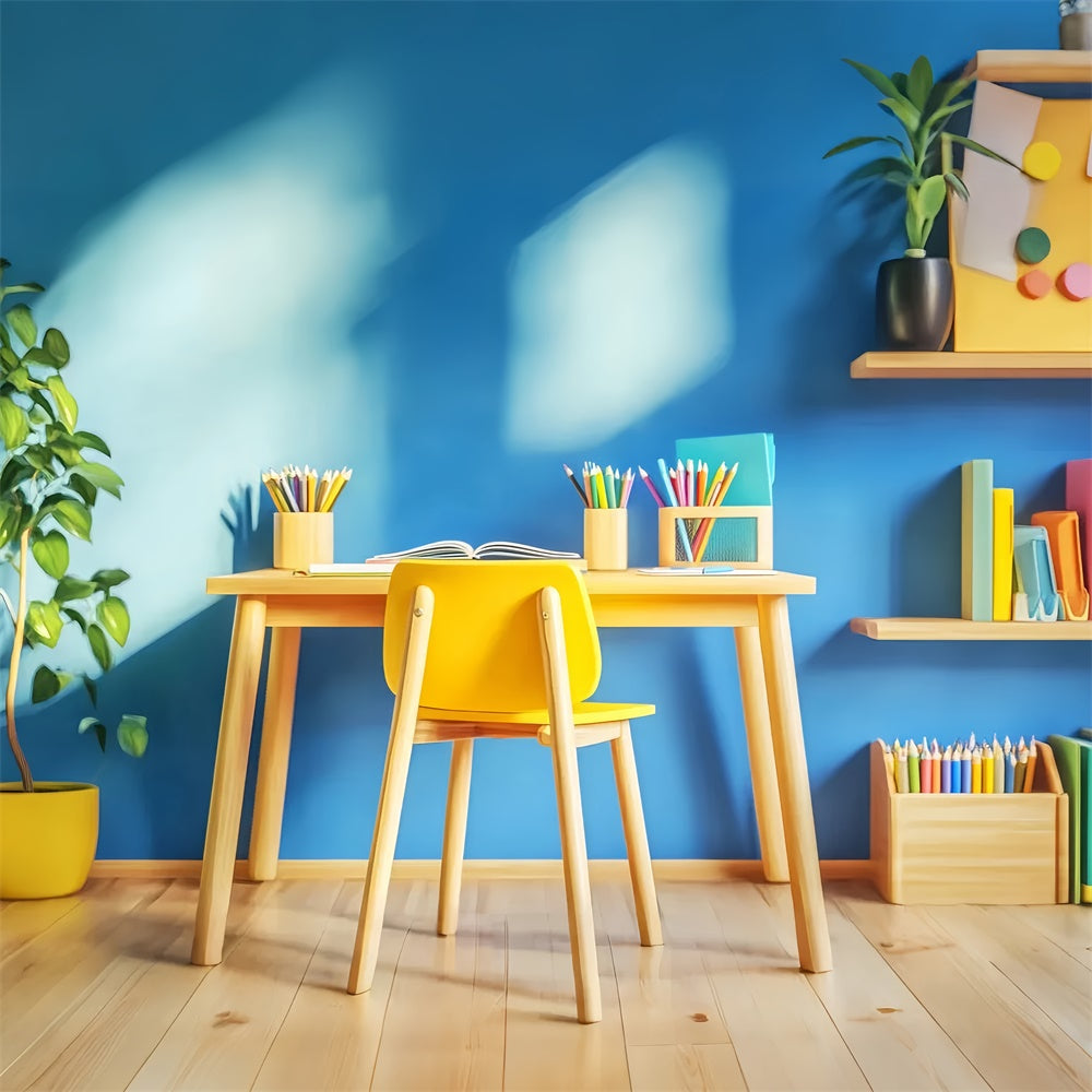 Back To School Backdrops Sunshine Study Desk Backdrop LXX57-57