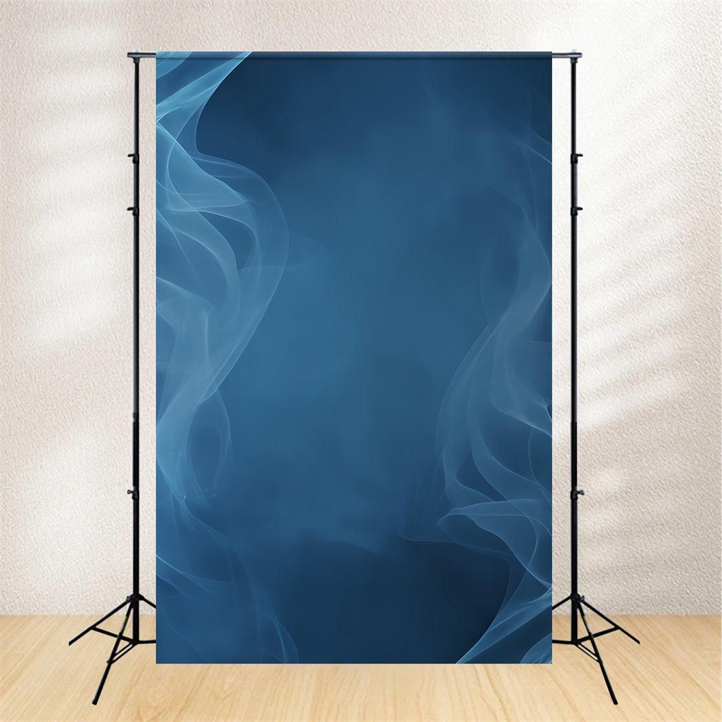 Abstract Dance Studio Backdrop Blue Abstract Flowing Texture Dance Backdrops LXX59-4