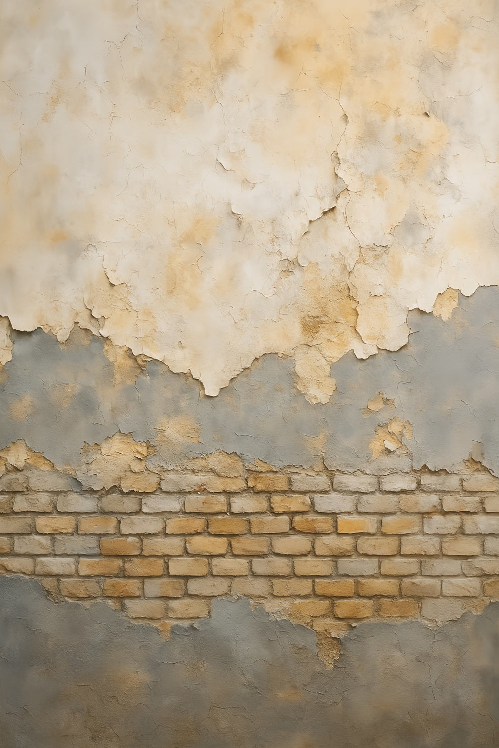 Concrete Photo Backdrop Vintage Cracked Brick Texture Portrait Backdrop LXX59-416