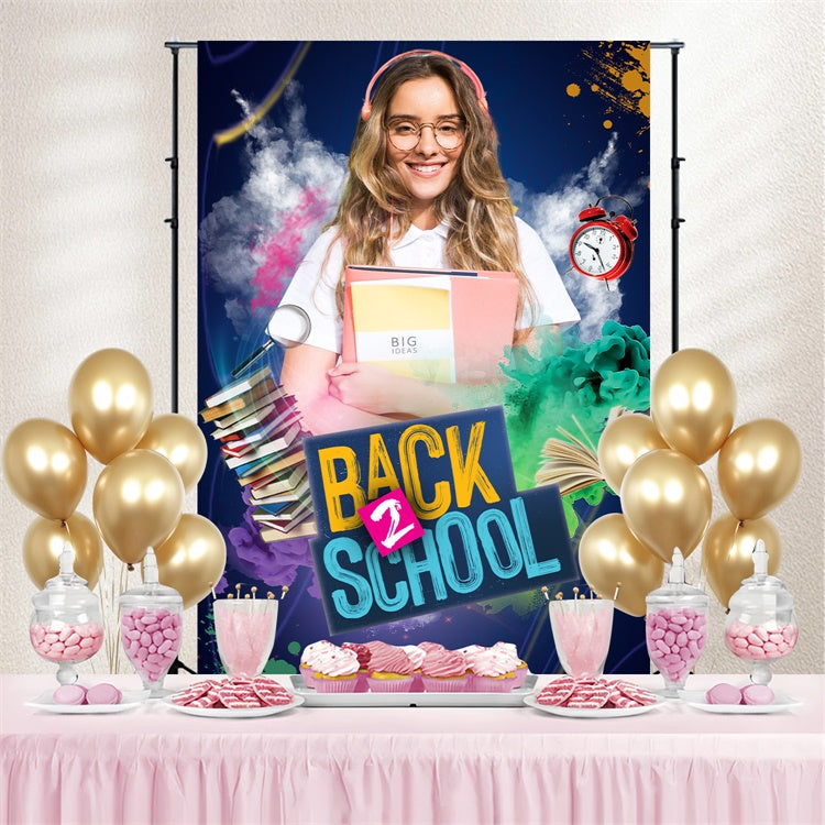 Back To School Backdrops Urban Study Power Custom Backdrop LXX6-20