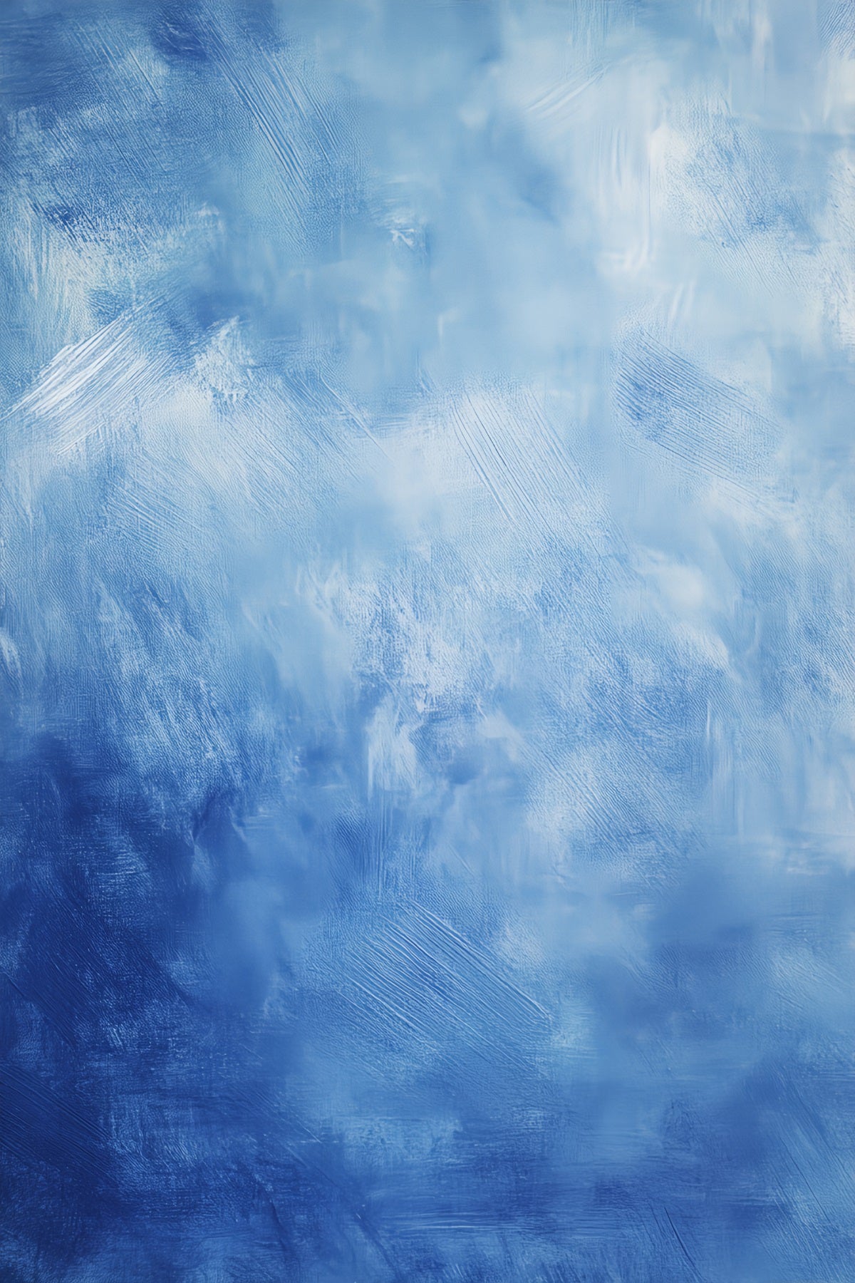 Senior Portrait Backdrop Cerulean Cloud Brush Texture Portrait Studio Backdrop LXX61-19