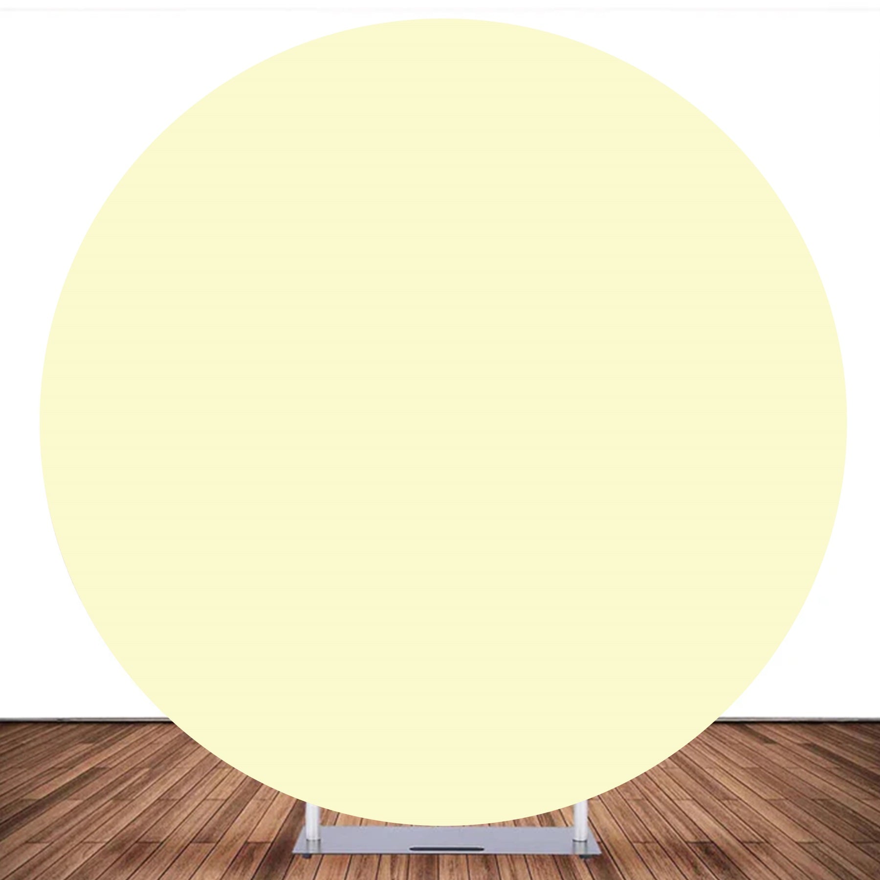 Custom Circle Backdrop Cover Light Yellow Gradient Solid Color Backdrop MRR10-183