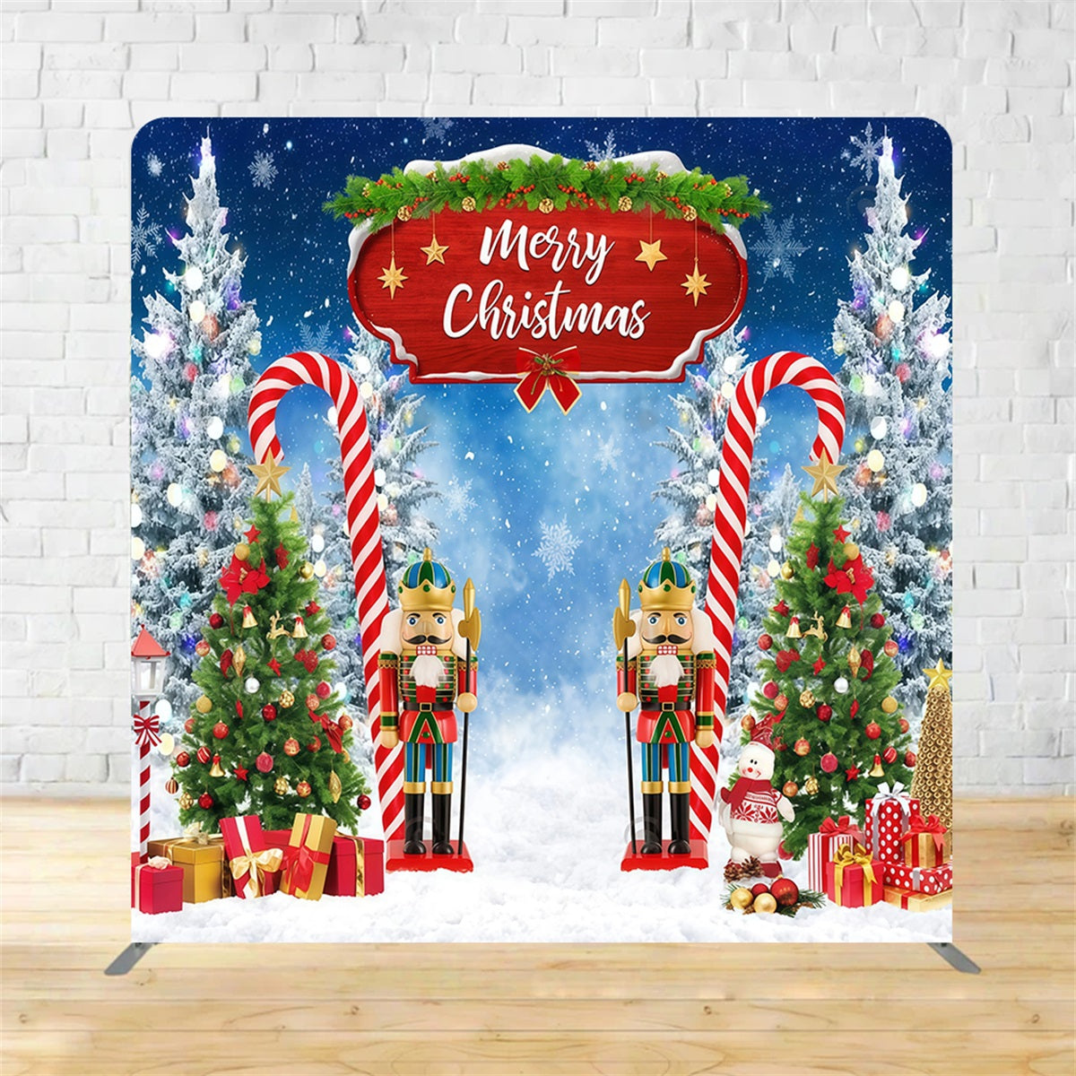 Square Backdrops Candy Wonderland Gate Nutcracker Backdrop MRR10-296