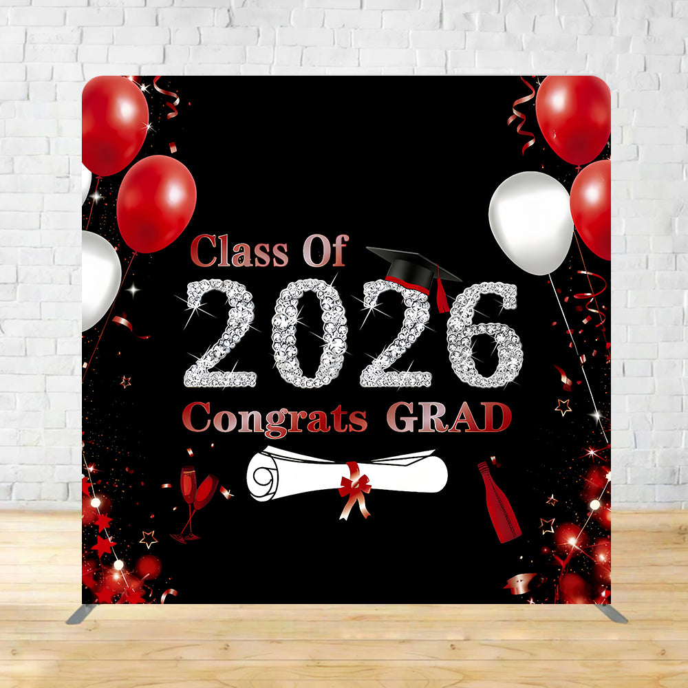 Tension Fabric Backdrop Class of 2026 Graduation Backdrop MRR11-28
