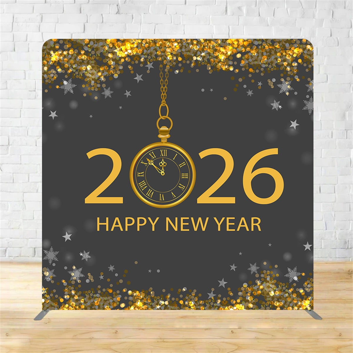 Tension Fabric Backdrop Countdown Clock Sparkling New Year Backdrop MRR11-40
