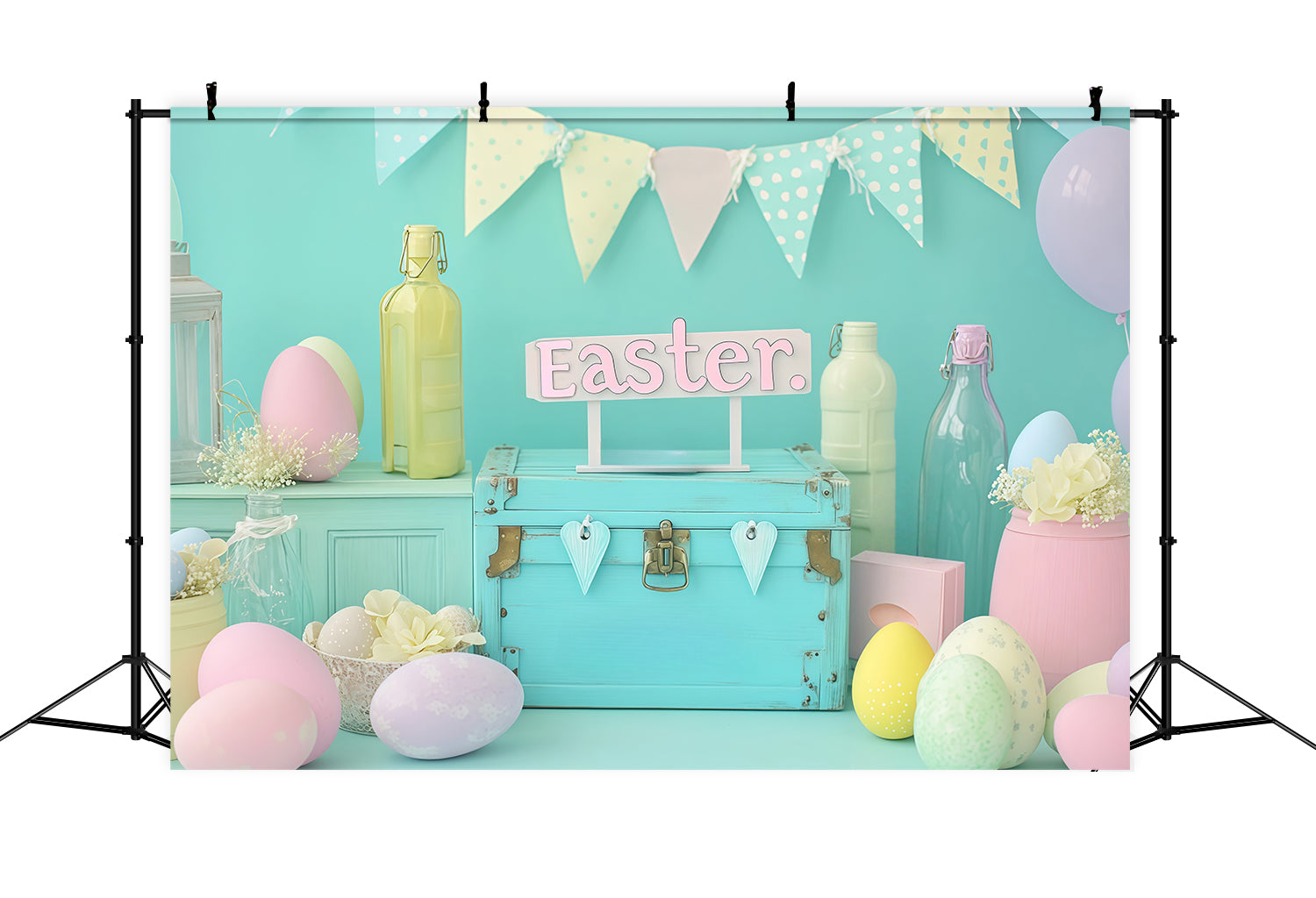 Easter Backdrop Pastel Props Display Easter Photo Backdrop MRR11-71
