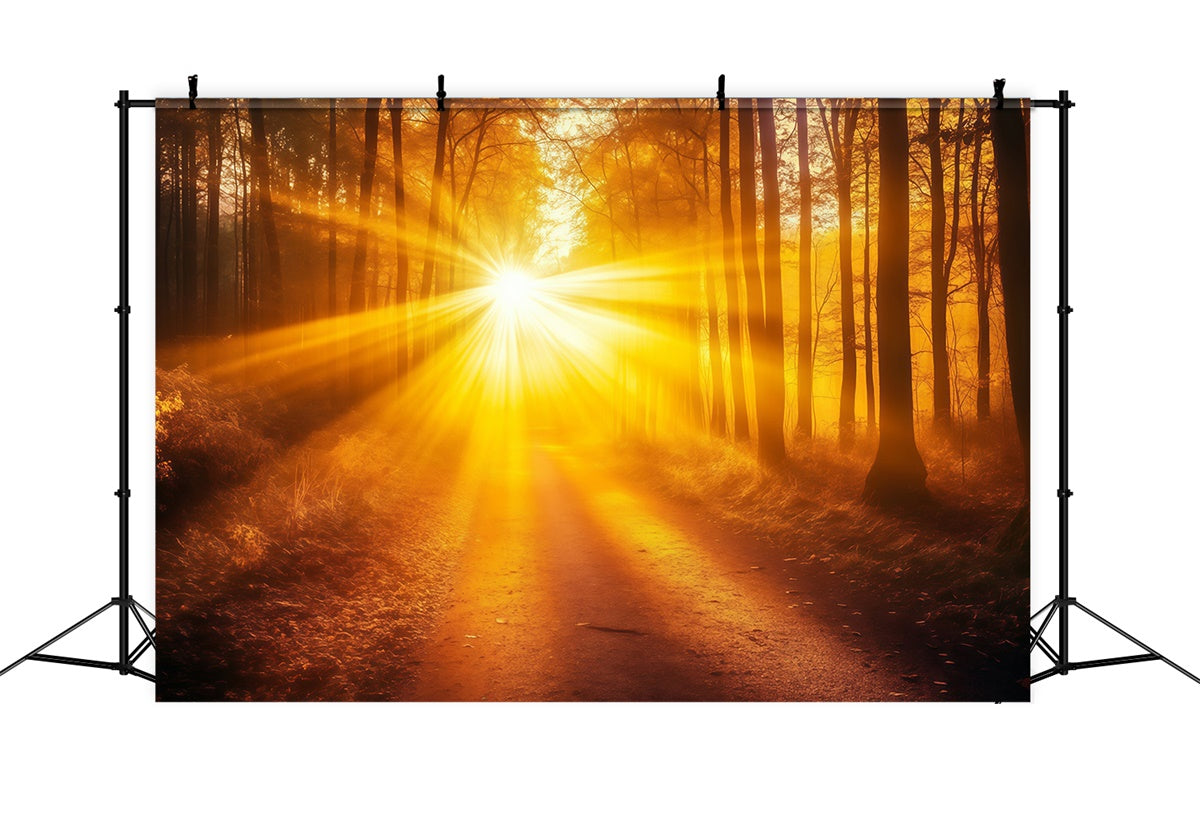Fall Forest Backdrop Radiant Lightfall Trail Backdrop MRR7-103