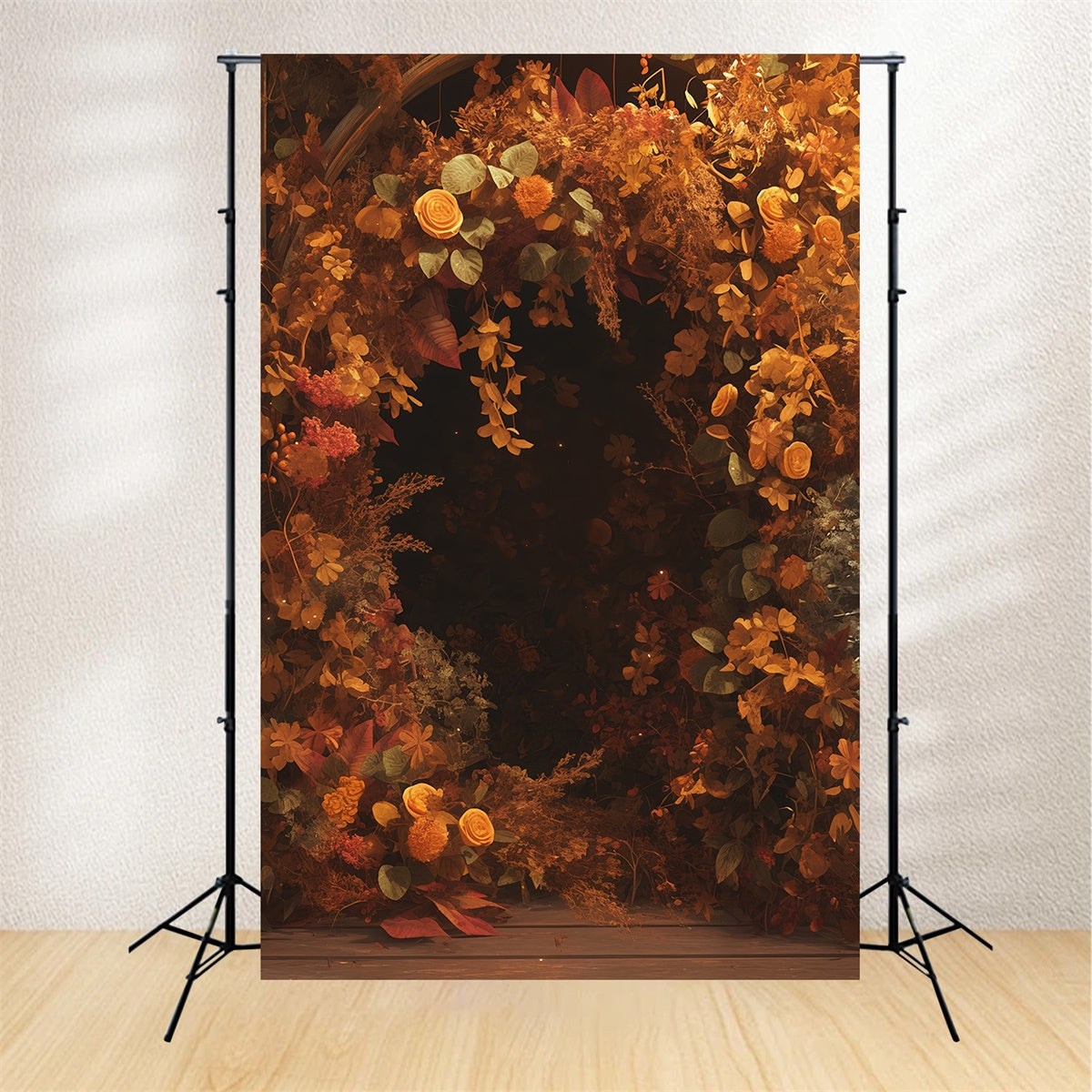 Fall Photo Backdrops Rustic Floral Romance Backdrop MRR7-143