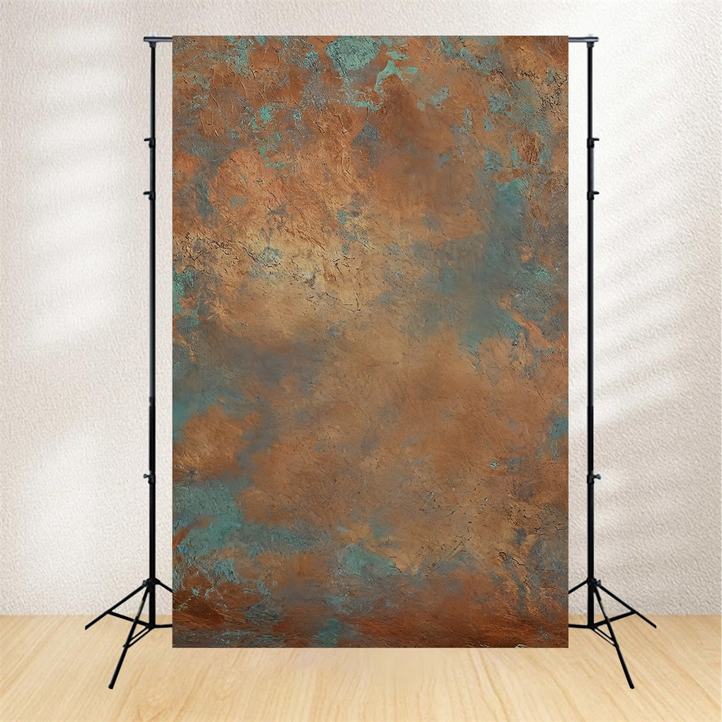 Painting Backdrop Textured Copper Patina Wall Fine Art Backdrop MRR9-67