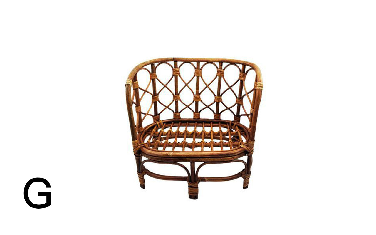 Bamboo Basket Newborn Photo Prop SYPJ9