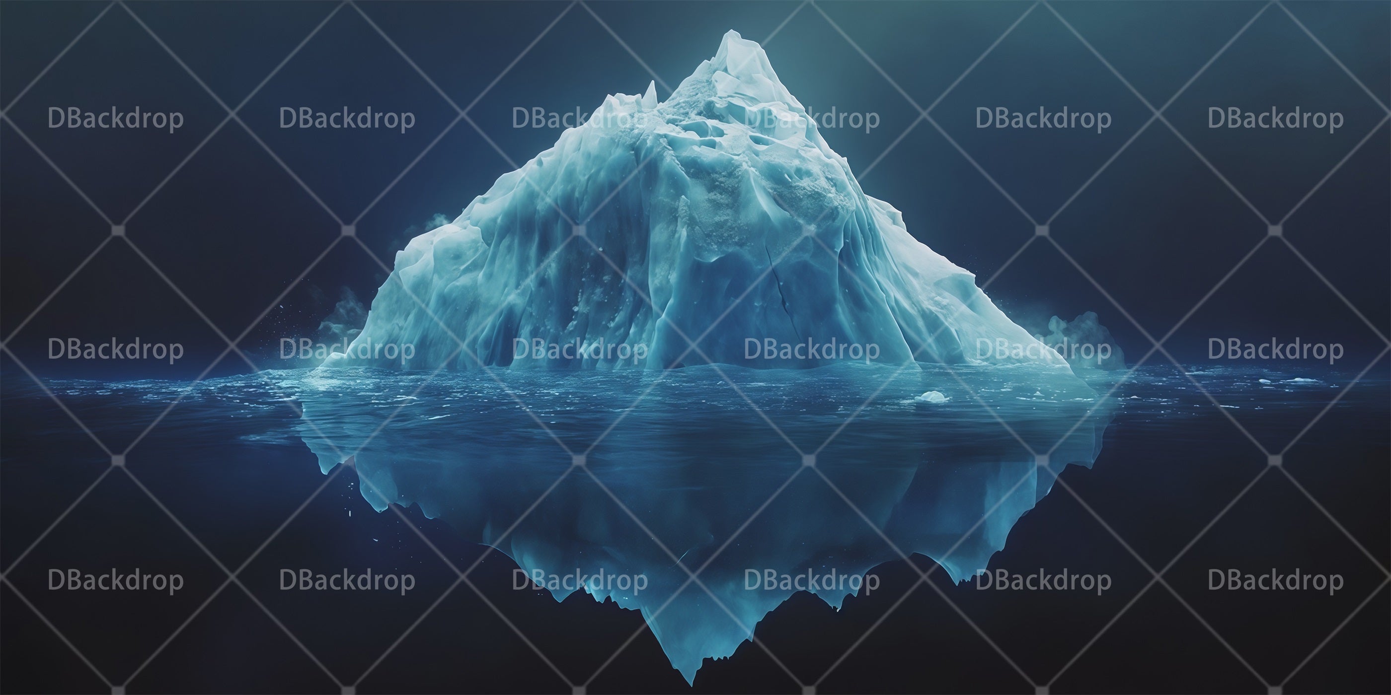 Theater Backdrop Dark Night Iceberg Stage Backdrop Ideas RR66-T67