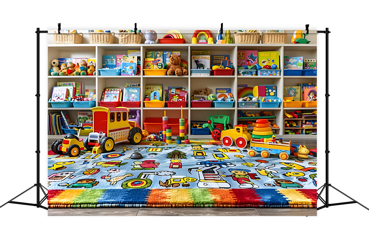 Toys Room Back to School Photography Backdrop RR7-203