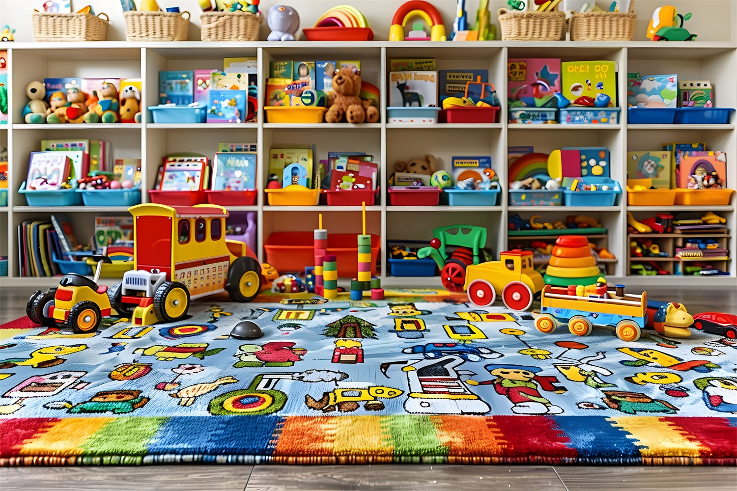 Toys Room Back to School Photography Backdrop RR7-203