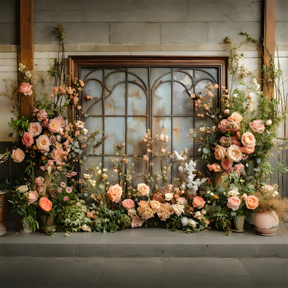 Boho Luxe Pampas Floral Arch Backdrop RR8-440